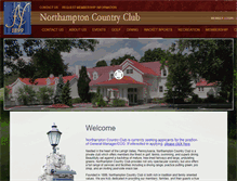 Tablet Screenshot of northamptoncountryclub.org
